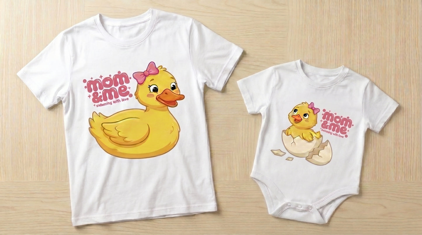 Mamá Pata & Bebé Patito (Body)