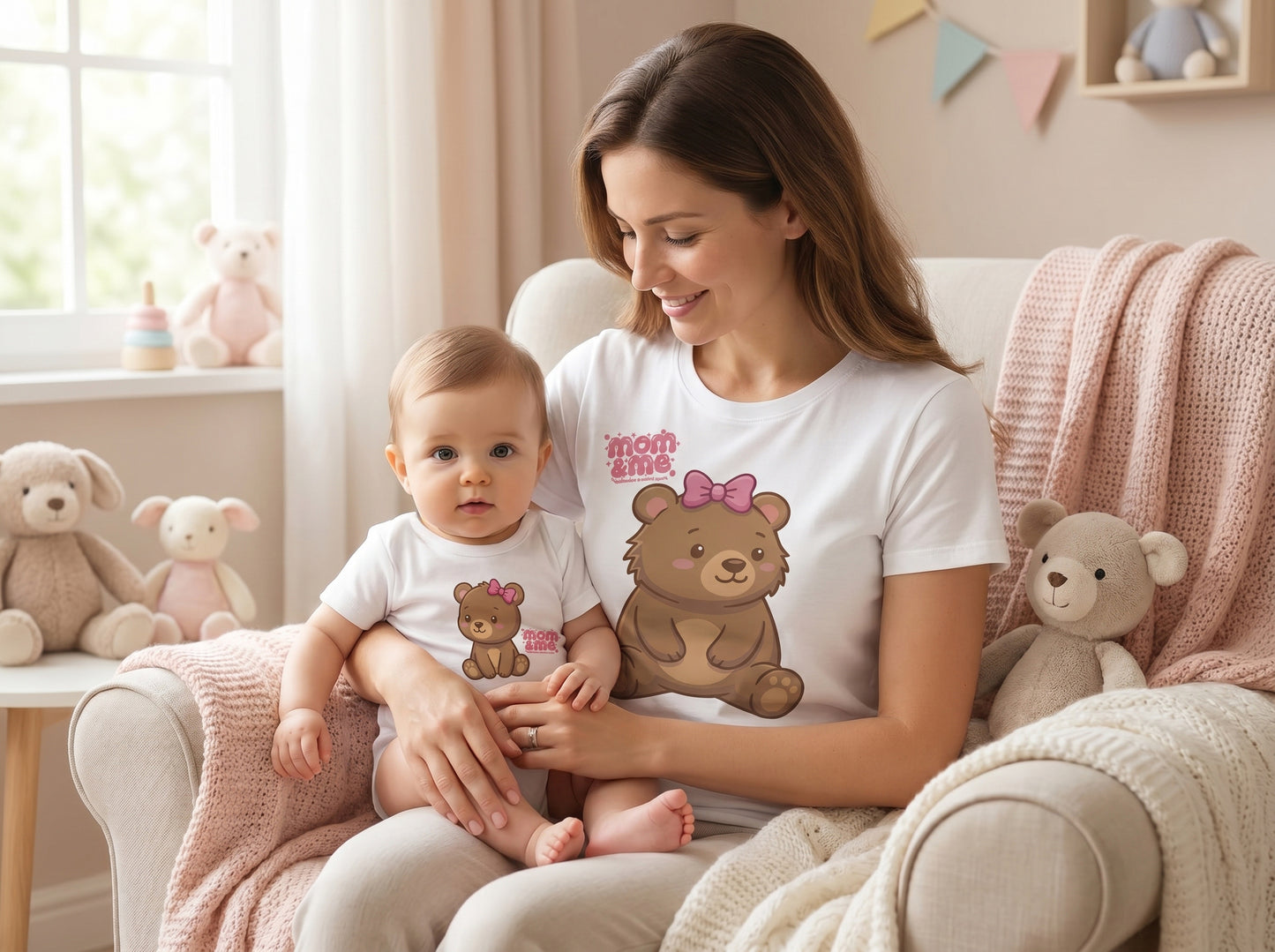 Mamá Osa & Bebé Osito ( Camiseta Bebé)