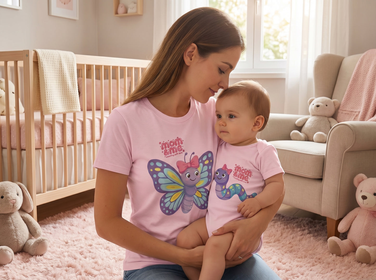 Mamá Mariposa & Bebé Gusanito ( Body )