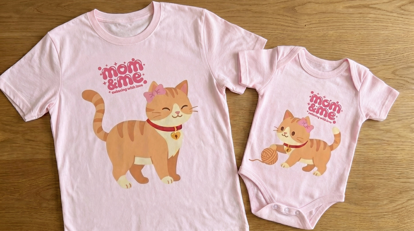 Mama Gata y Bebé Gatito ( Body)